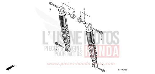 KISSEN, HINTEN SH150A de 2010